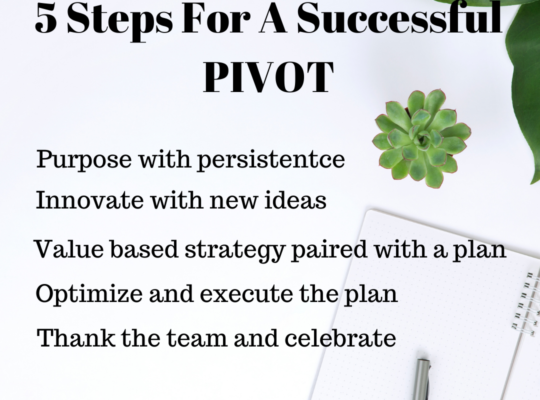 5 Steps For A Successful Pivot