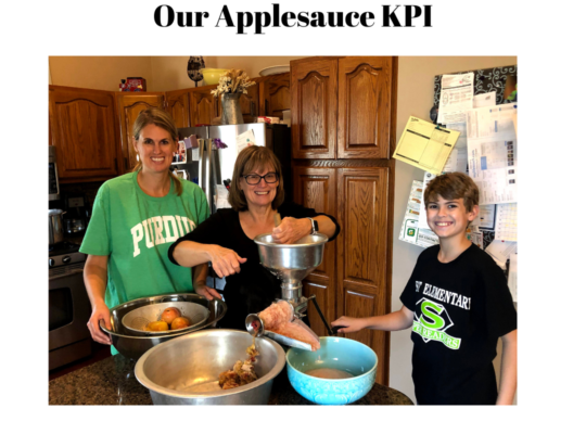 Applesauce making process