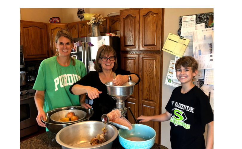 Applesauce making process