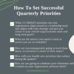 How To Set Organizational Priorities That Deliver Results